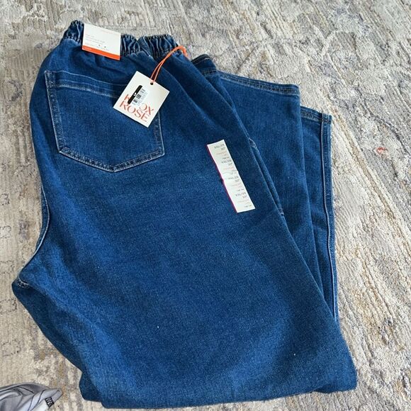 Knox rose high rise straight leg jeans 39/xxl NWT - Picture 8 of 16